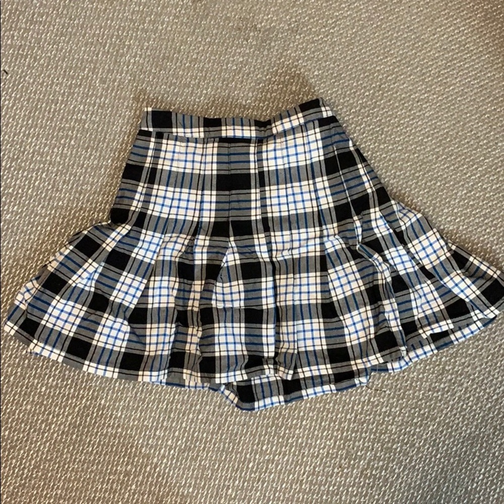 Plaid Miniskirt